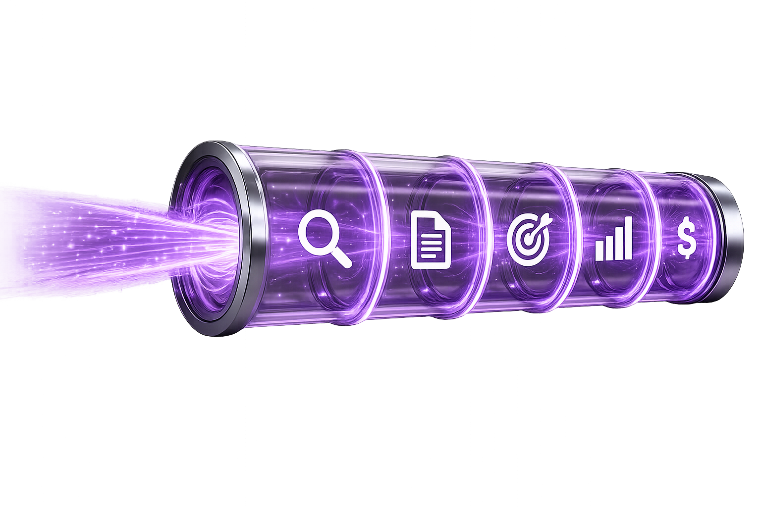 Five-stage revenue recovery lifecycle pipeline